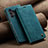 Leather Case Stands Flip Cover Holder C02S for Samsung Galaxy A13 4G Blue