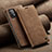 Leather Case Stands Flip Cover Holder C02S for Samsung Galaxy A52 5G