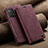 Leather Case Stands Flip Cover Holder C02S for Samsung Galaxy A73 5G