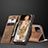 Leather Case Stands Flip Cover Holder C02S for Samsung Galaxy F42 5G