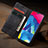 Leather Case Stands Flip Cover Holder C02S for Samsung Galaxy M10