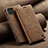 Leather Case Stands Flip Cover Holder C02S for Samsung Galaxy M33 5G