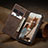 Leather Case Stands Flip Cover Holder C02S for Samsung Galaxy M53 5G