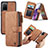 Leather Case Stands Flip Cover Holder C02S for Samsung Galaxy S20 Plus