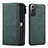 Leather Case Stands Flip Cover Holder C02S for Samsung Galaxy S21 Plus 5G