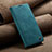 Leather Case Stands Flip Cover Holder C02S for Xiaomi Mi 11i 5G Blue