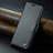 Leather Case Stands Flip Cover Holder C02S for Xiaomi Poco F5 5G Black