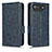 Leather Case Stands Flip Cover Holder C02X for Asus ROG Phone 7 Pro Blue