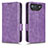 Leather Case Stands Flip Cover Holder C02X for Asus ROG Phone 7 Pro Purple