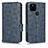 Leather Case Stands Flip Cover Holder C02X for Google Pixel 5a 5G Blue