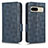 Leather Case Stands Flip Cover Holder C02X for Google Pixel 7 5G Blue