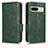 Leather Case Stands Flip Cover Holder C02X for Google Pixel 7 5G Green