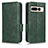 Leather Case Stands Flip Cover Holder C02X for Google Pixel 7 Pro 5G Green