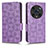 Leather Case Stands Flip Cover Holder C02X for Huawei Honor Magic4 Pro 5G Purple