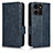 Leather Case Stands Flip Cover Holder C02X for Huawei Honor X6a