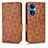 Leather Case Stands Flip Cover Holder C02X for Huawei Honor X7