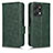 Leather Case Stands Flip Cover Holder C02X for Huawei Honor X7a Green