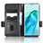 Leather Case Stands Flip Cover Holder C02X for Huawei Honor X9a 5G