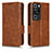 Leather Case Stands Flip Cover Holder C02X for Huawei P60