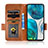 Leather Case Stands Flip Cover Holder C02X for Motorola MOTO G52