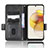 Leather Case Stands Flip Cover Holder C02X for Motorola Moto G73 5G