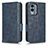 Leather Case Stands Flip Cover Holder C02X for Nokia X30 5G Blue