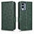 Leather Case Stands Flip Cover Holder C02X for Nokia X30 5G Green