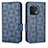 Leather Case Stands Flip Cover Holder C02X for OnePlus 10 Pro 5G Blue