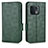 Leather Case Stands Flip Cover Holder C02X for OnePlus 10 Pro 5G Green