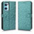 Leather Case Stands Flip Cover Holder C02X for OnePlus Nord CE 2 5G Green