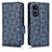 Leather Case Stands Flip Cover Holder C02X for Oppo A1 Pro 5G Blue