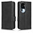 Leather Case Stands Flip Cover Holder C02X for Oppo Reno10 Pro+ Plus 5G Black