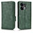 Leather Case Stands Flip Cover Holder C02X for Oppo Reno8 Pro 5G Green