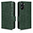 Leather Case Stands Flip Cover Holder C02X for Realme 10S 5G Green