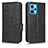 Leather Case Stands Flip Cover Holder C02X for Realme 9 Pro+ Plus 5G Black