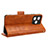 Leather Case Stands Flip Cover Holder C02X for Realme C53 India