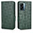 Leather Case Stands Flip Cover Holder C02X for Realme Narzo 50 5G Green