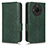 Leather Case Stands Flip Cover Holder C02X for Realme Narzo 60 5G Green