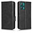 Leather Case Stands Flip Cover Holder C02X for Realme Q5 5G Black