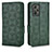 Leather Case Stands Flip Cover Holder C02X for Realme Q5 Pro 5G Green