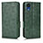 Leather Case Stands Flip Cover Holder C02X for Samsung Galaxy A03 Core Green