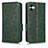 Leather Case Stands Flip Cover Holder C02X for Samsung Galaxy A05 Green