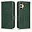 Leather Case Stands Flip Cover Holder C02X for Samsung Galaxy A13 4G Green