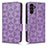 Leather Case Stands Flip Cover Holder C02X for Samsung Galaxy A13 5G Purple