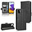 Leather Case Stands Flip Cover Holder C02X for Samsung Galaxy A22 5G