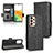 Leather Case Stands Flip Cover Holder C02X for Samsung Galaxy A23 4G