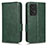 Leather Case Stands Flip Cover Holder C02X for Samsung Galaxy A53 5G Green