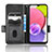 Leather Case Stands Flip Cover Holder C02X for Samsung Galaxy M02s