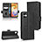 Leather Case Stands Flip Cover Holder C02X for Samsung Galaxy M04