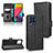 Leather Case Stands Flip Cover Holder C02X for Samsung Galaxy M53 5G